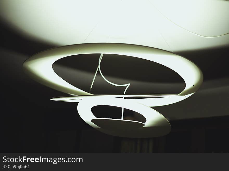 White Drop-ceiling Light