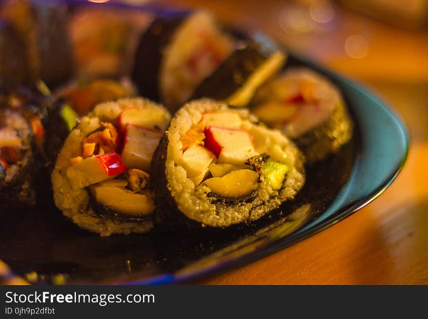 Photo of Pastries on Black Tray