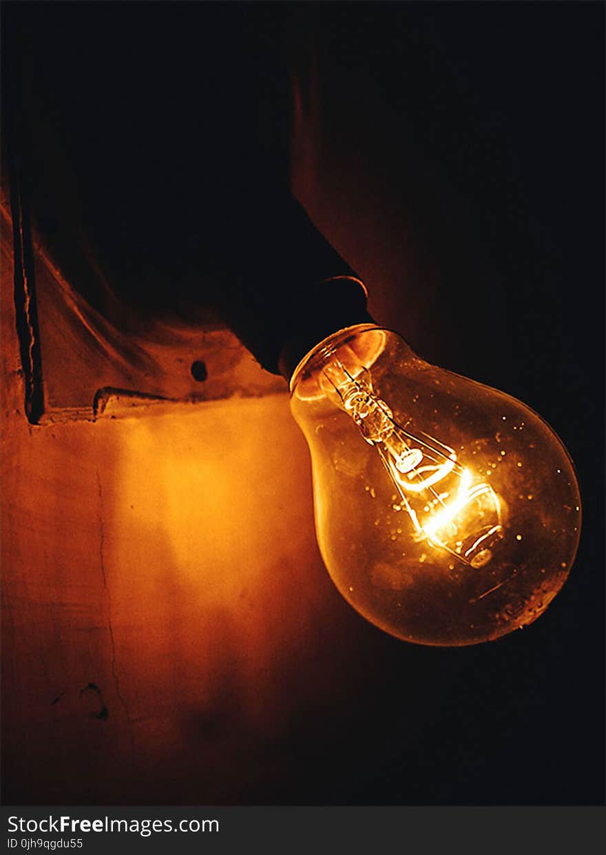 Close-up Photography of a Lightbulb