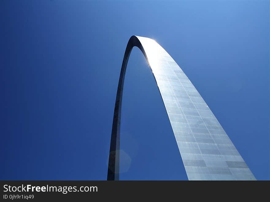 Low-angle Photography of Gateway Arch in St. Louis