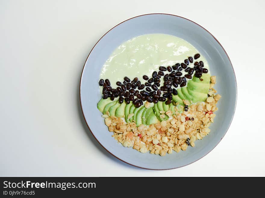 Appetizer Served on Round Ceramic Plate