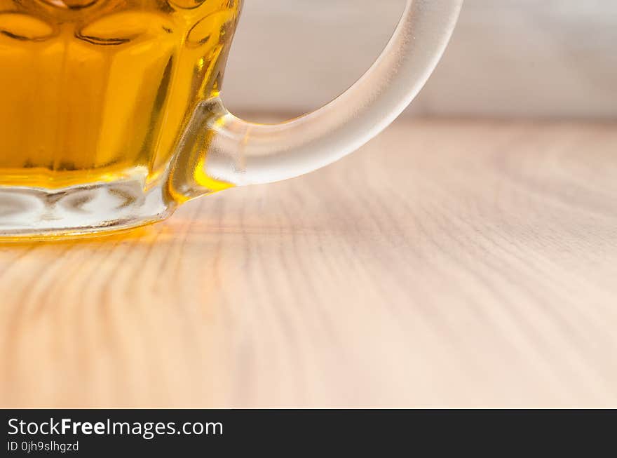 Drinking Glass On Top Of Table