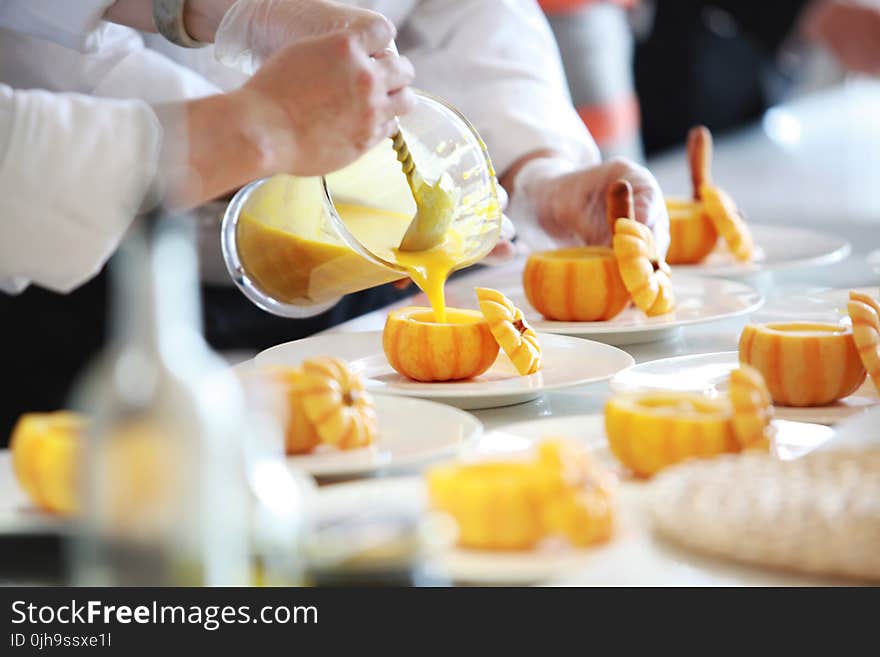 Fruit Shake Pouring on Fruit