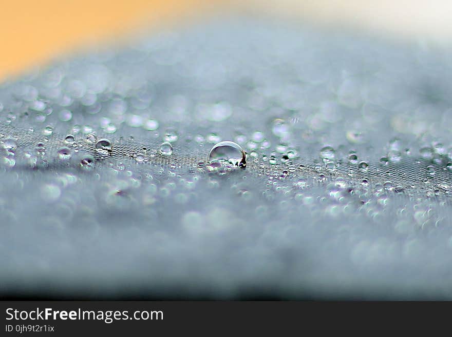 Macro Photography of Water Droplets