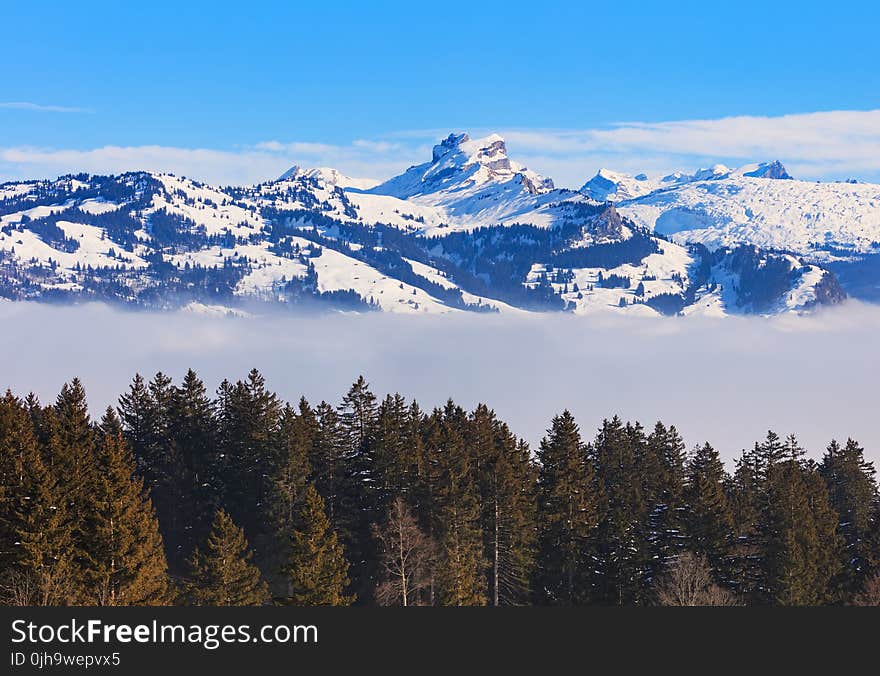 Scenic View of Mountains