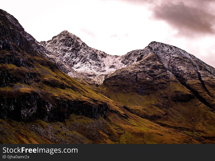 Top View Photography of Mountain