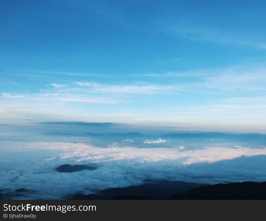 Aerial Photo of Sky