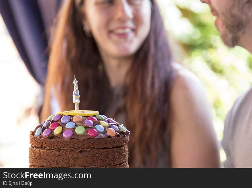 Close-up Photography of A Cake