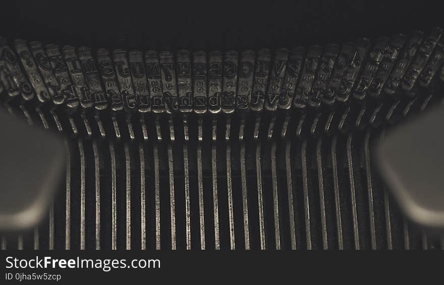 Close-up Photo of Typewriter