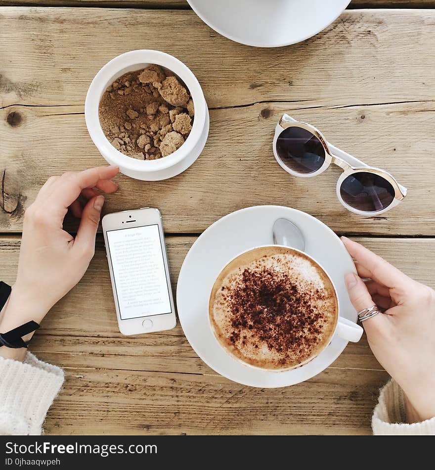 Person Holding White Plate