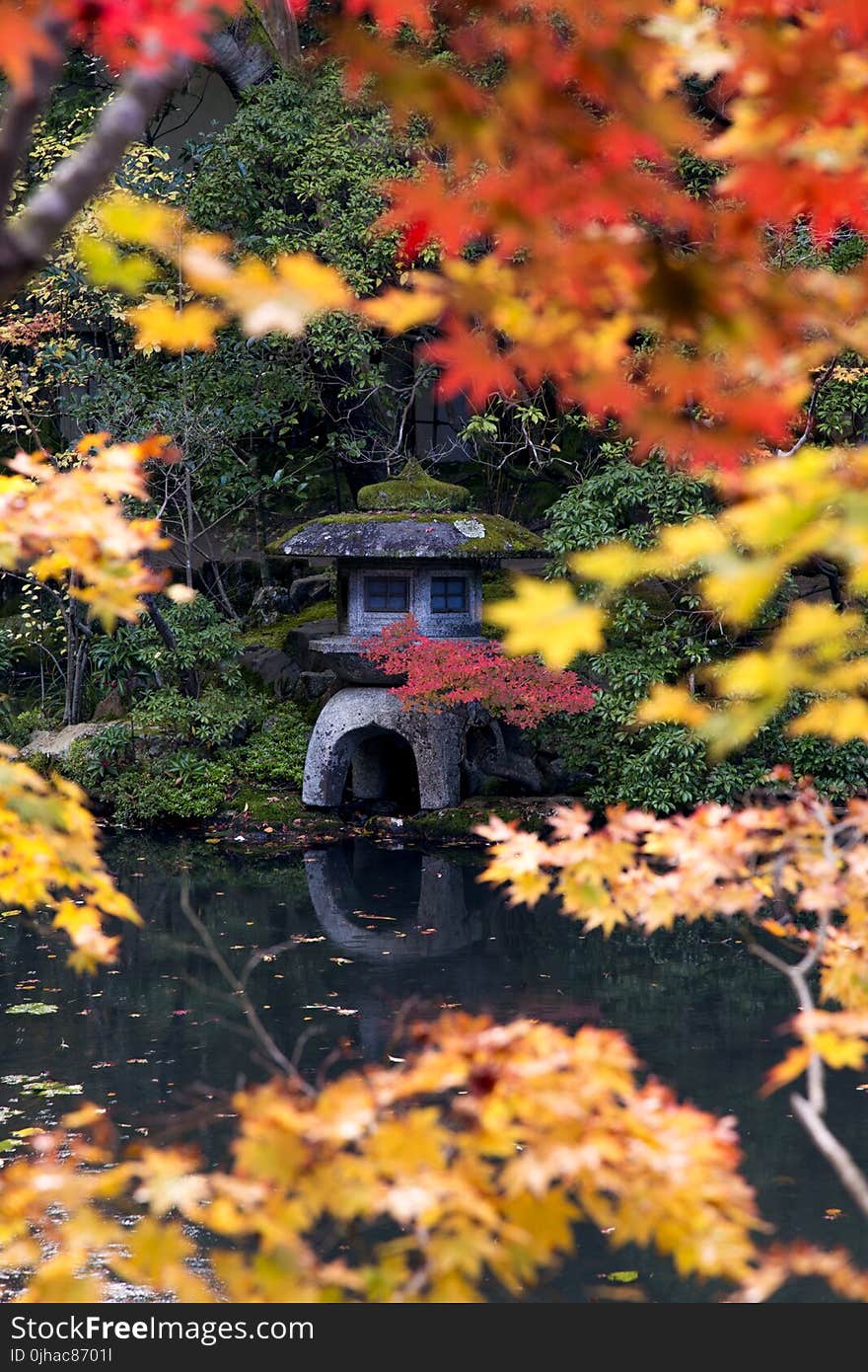 Concrete House Beside Body Of Water