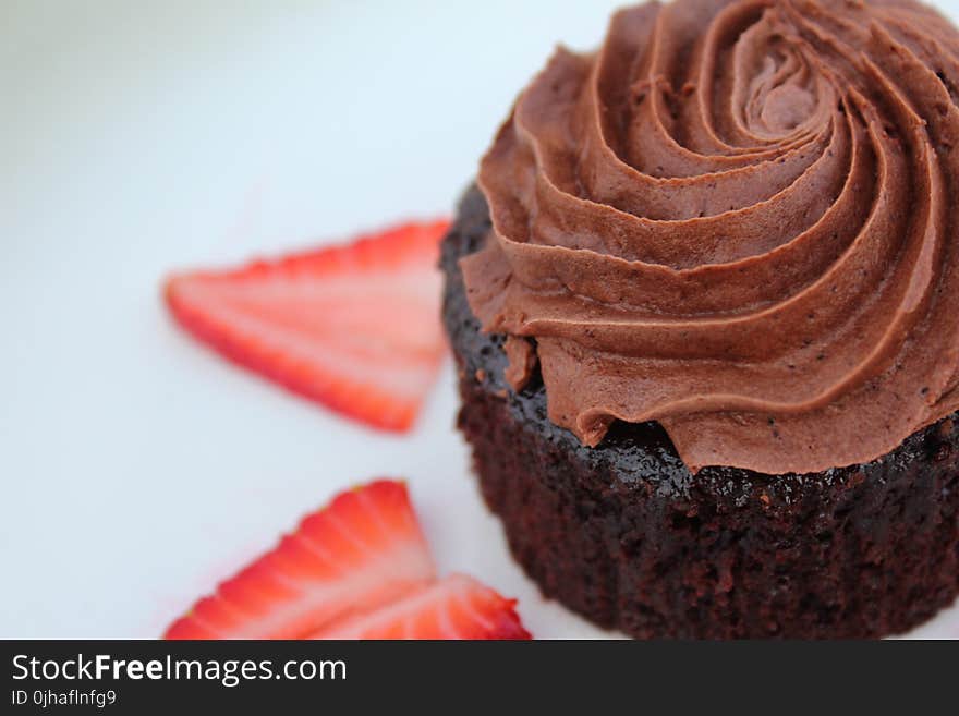 Chocolate Cupcake Macro Photography