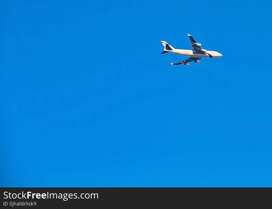 Timelapse Photography of White Passenger Plane in Sky