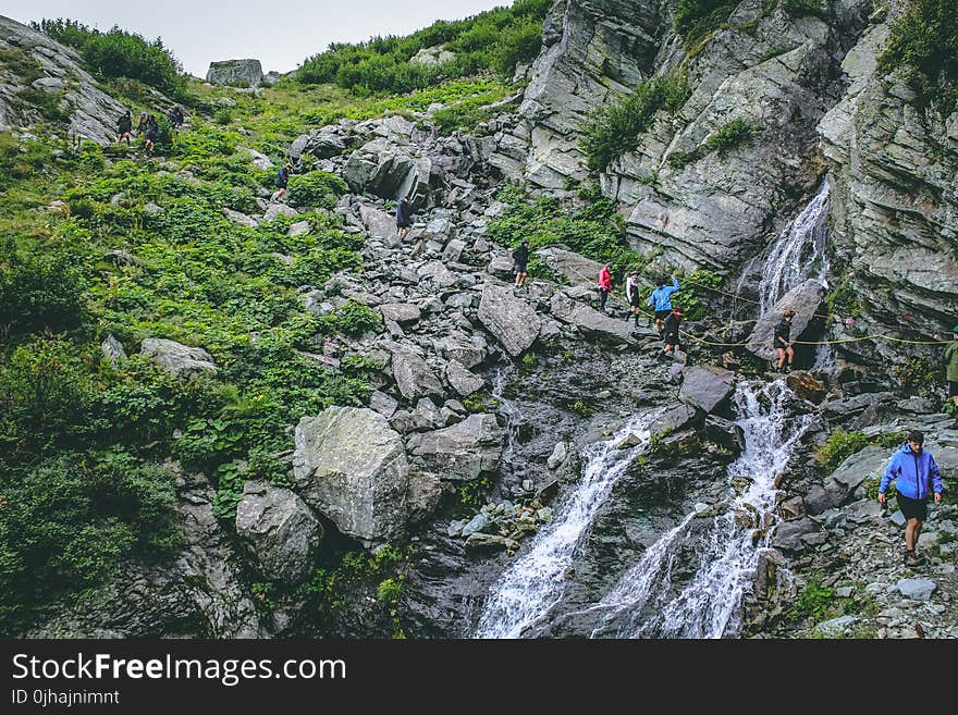 Group Of People Hiking