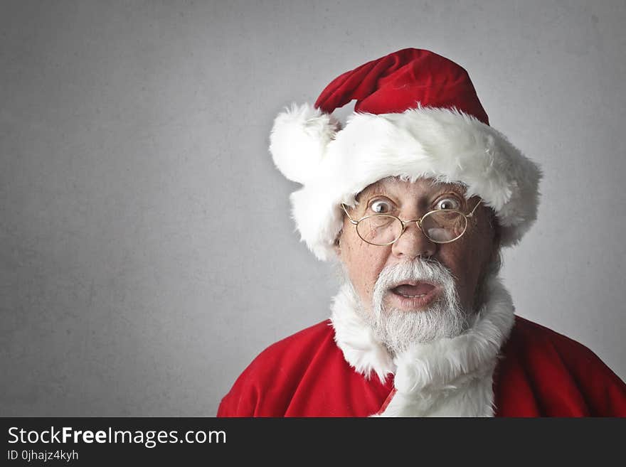 Man in Santa Claus Costume