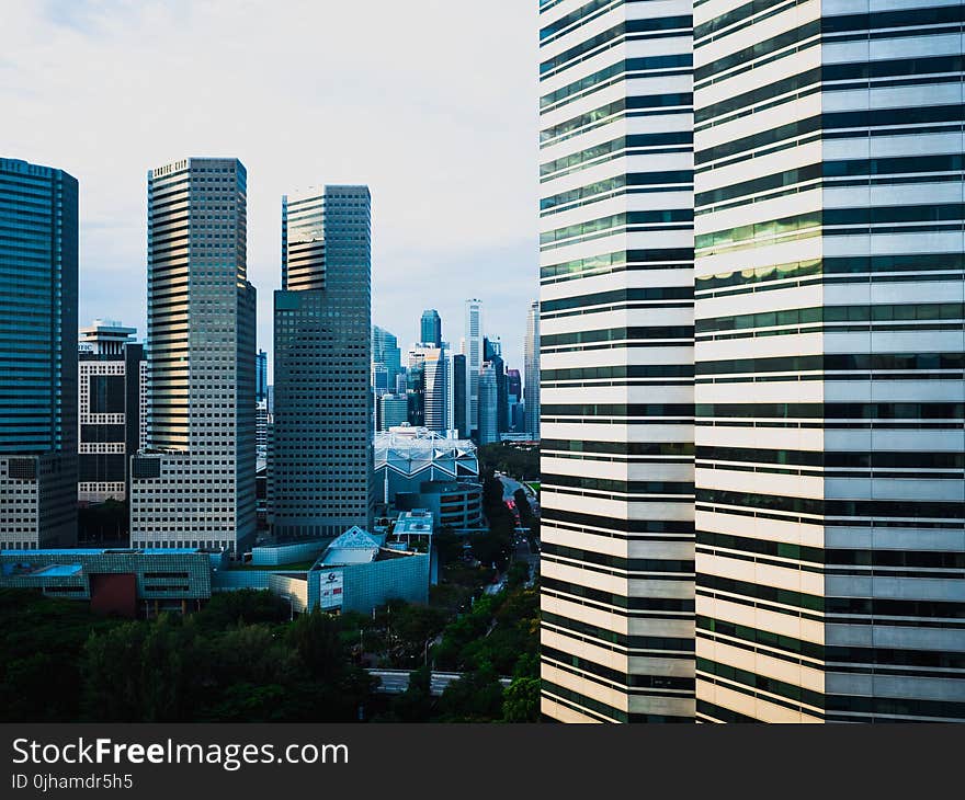 Photography of Singapore Skyscrapers