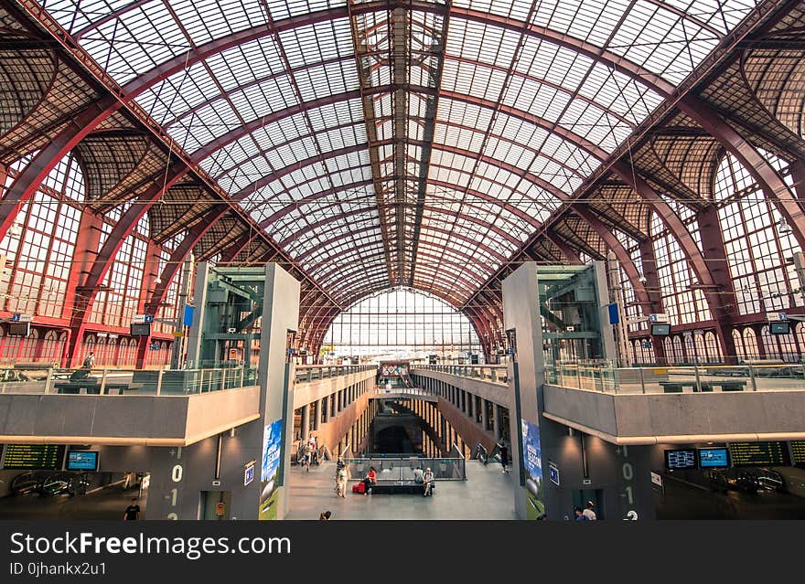 Photo of the Central Station in Belgium