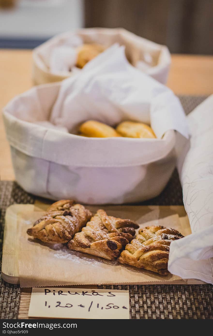 Pastries on Basket