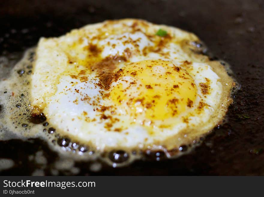 Fried Egg With Seasonings