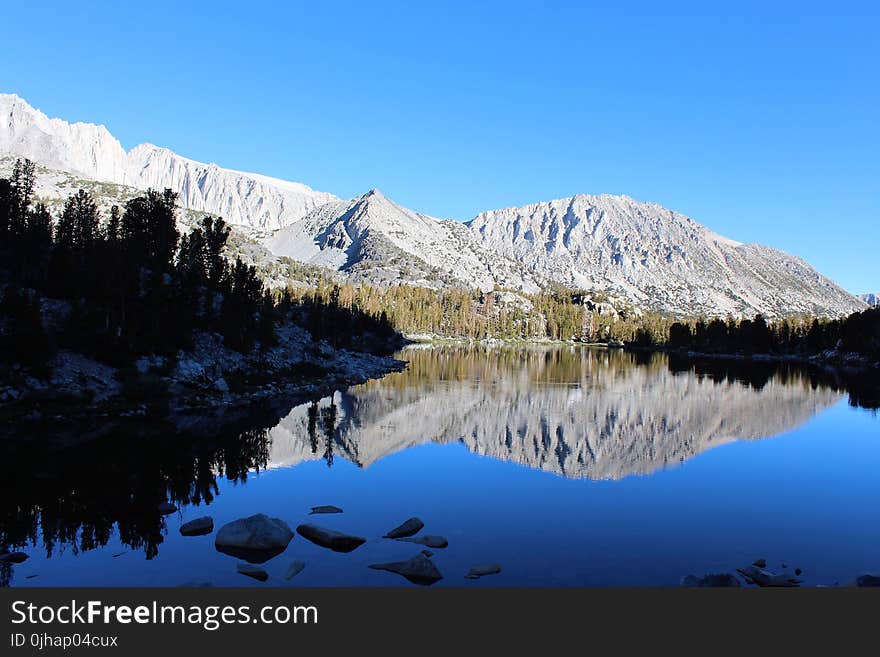 Landscape Photography of River and Mountain