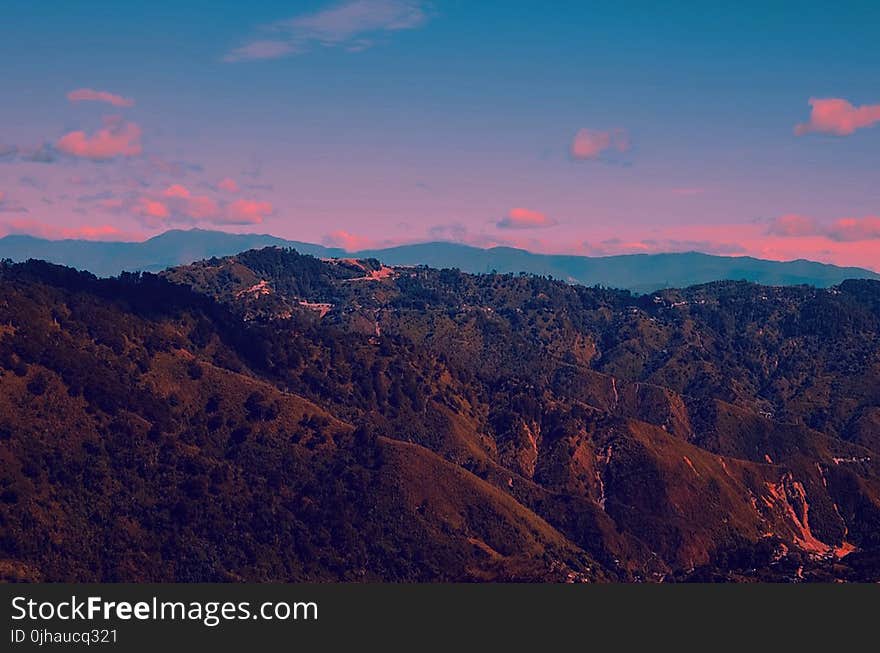 Mountain With Green Leaf Trees