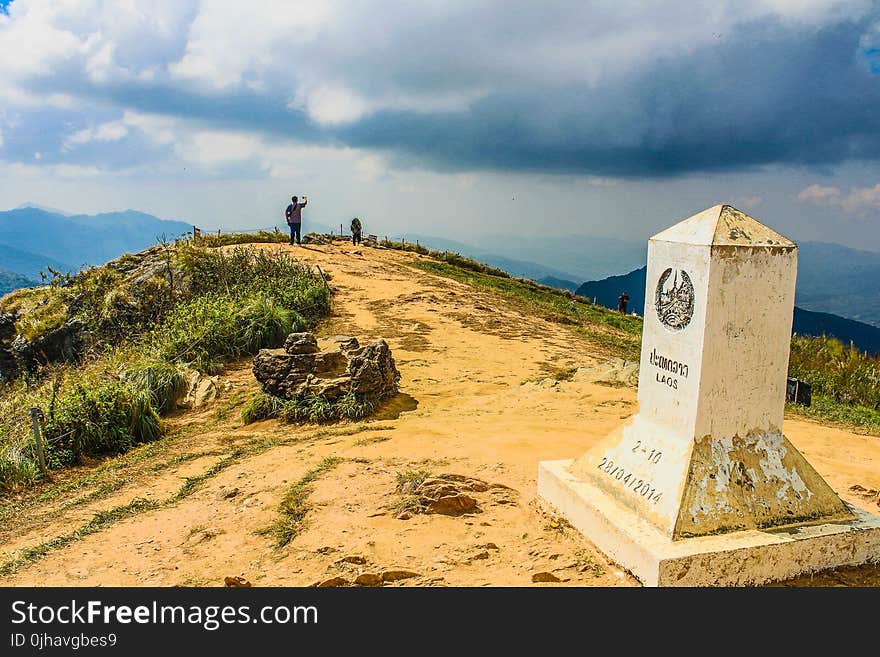 Photo of White Tombstone