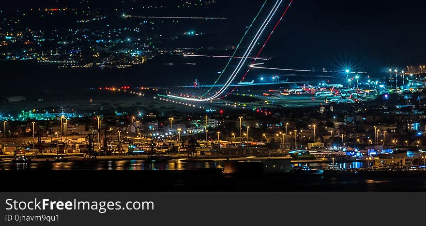 Time Lapse Photo of City Lights