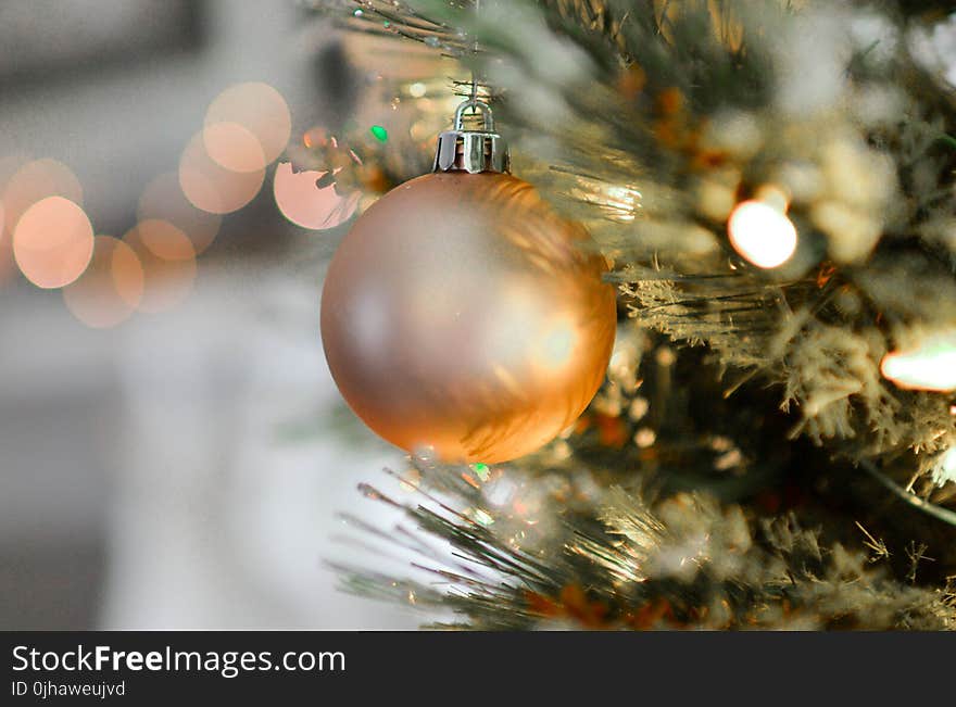 Gold Christmas Ball Decor