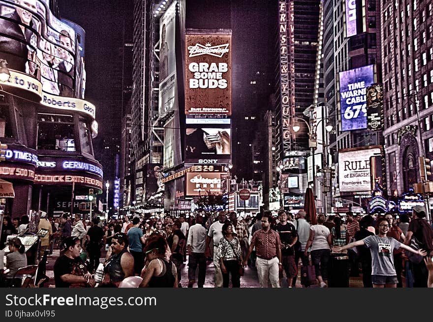 Photo of People Walking in the Streets of New York City