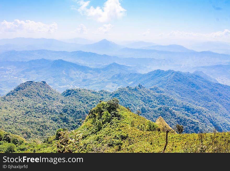 Scenic View of the Mountains