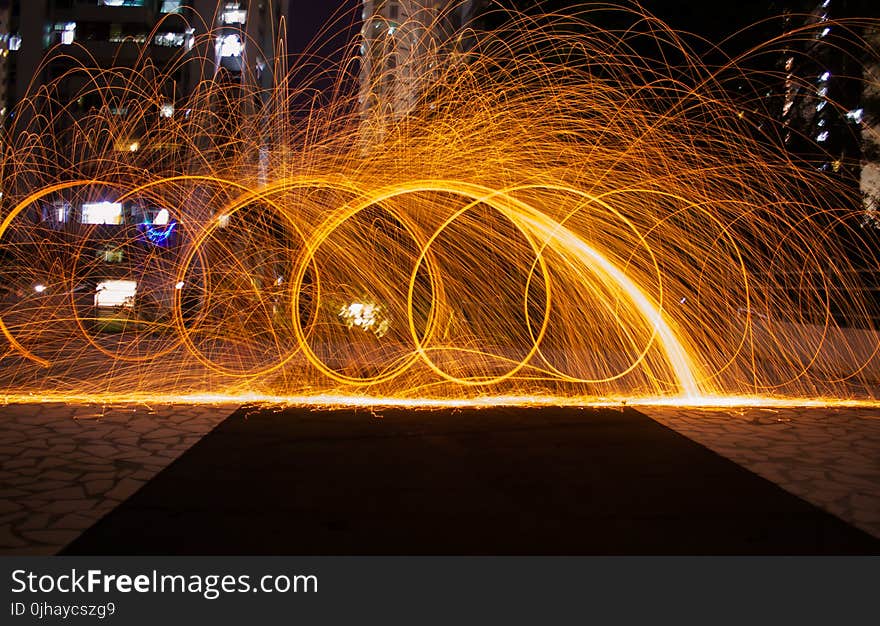 Time-lapsed Photography of Fire Crackers