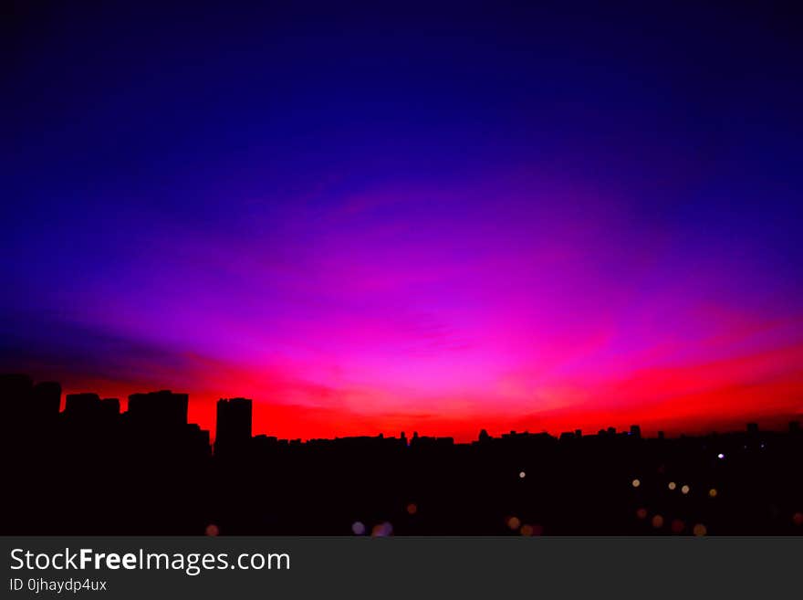 Photo of Blue and Red Skies