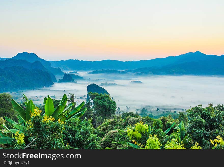 Scenic View of the Mountains