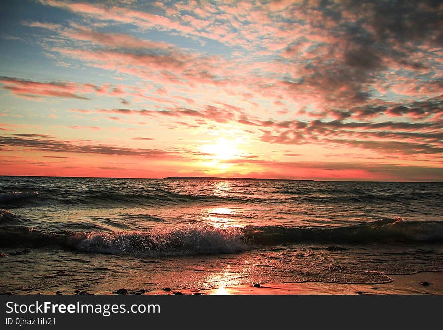 Seashore during Golden Hour