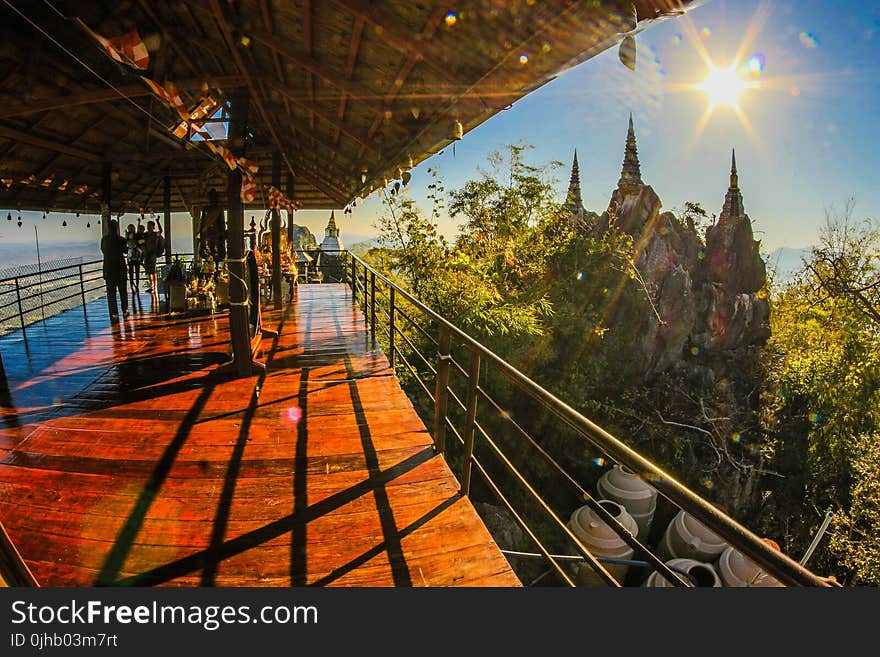 Scenic View from the Temple