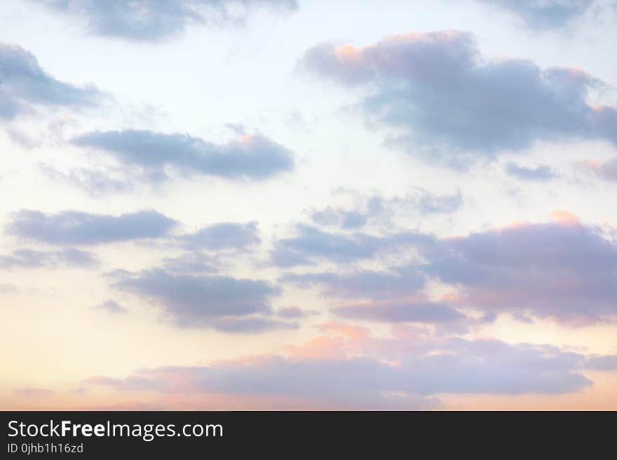 Photography of Clouds During Dusk