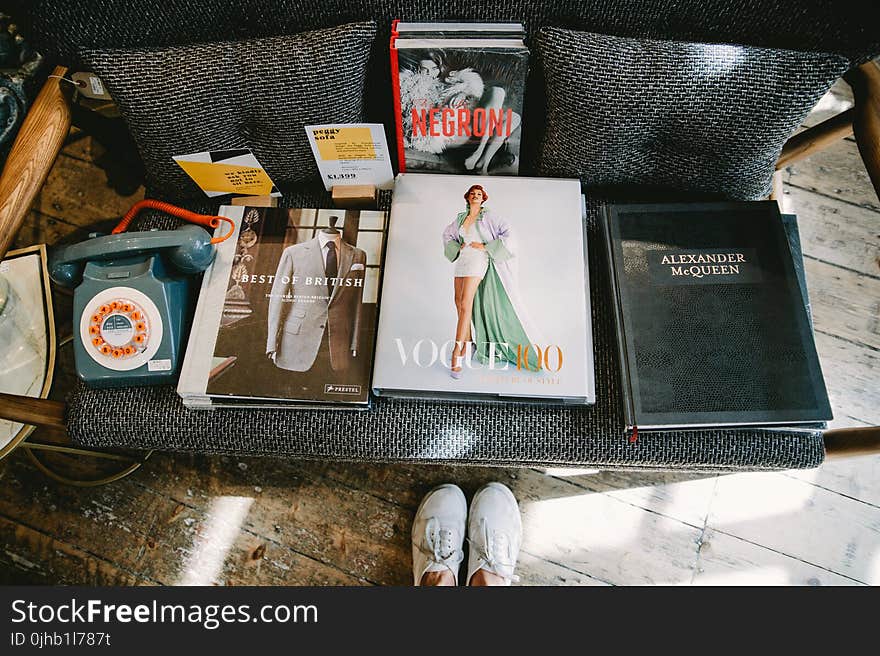 Photography of Magazines at the Couch