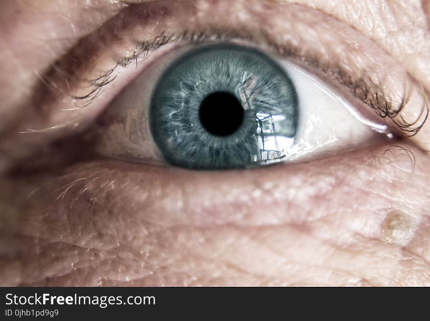 Human Eye Closeup Photography