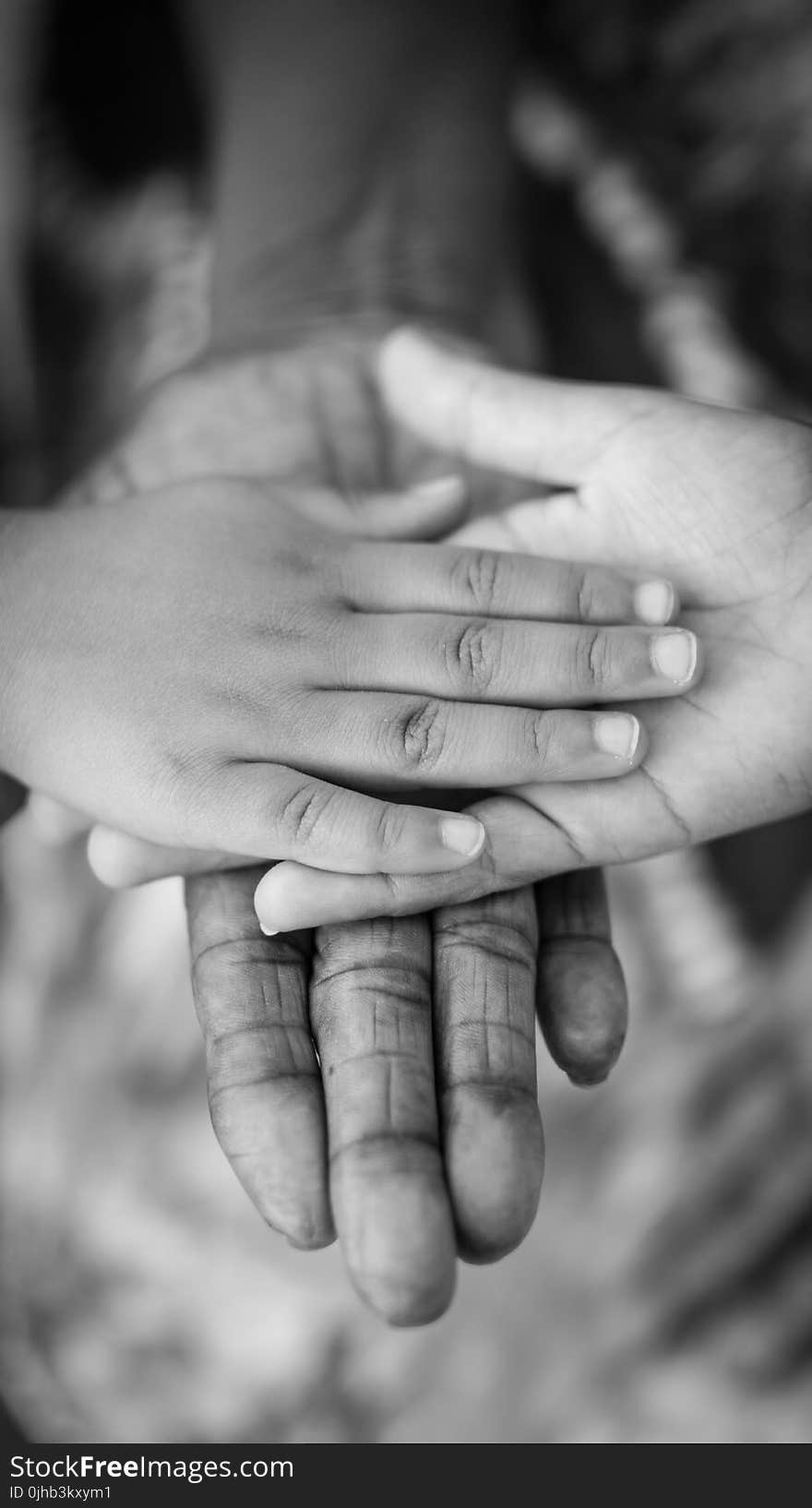 Grayscale Photo of Man, Woman, and Child