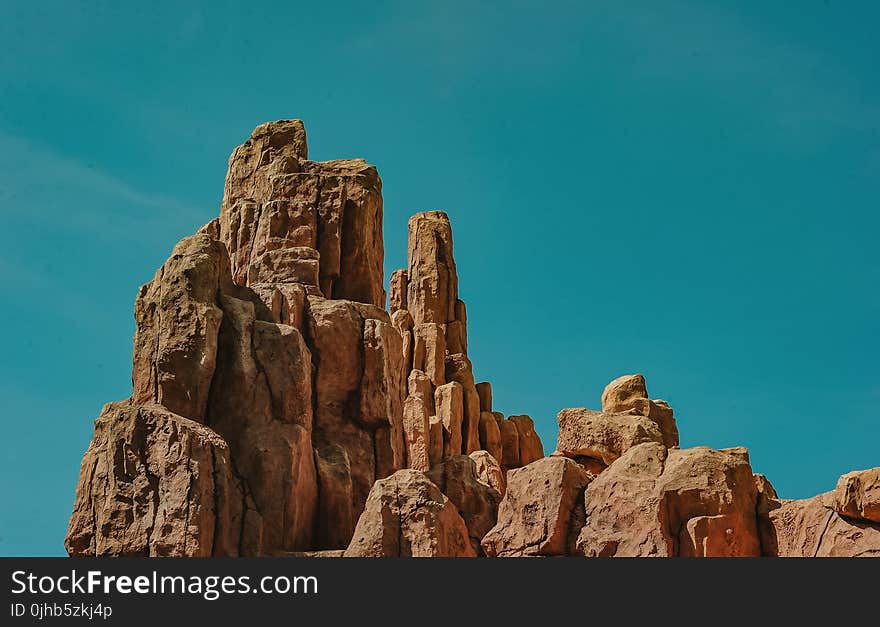 Brown Rock Formation