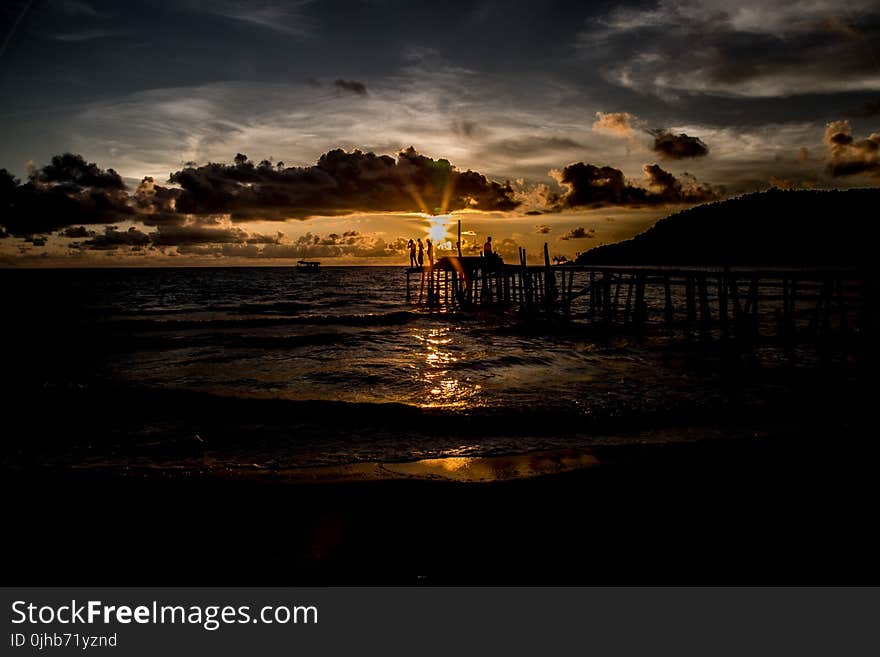 Silhouette of Sunset