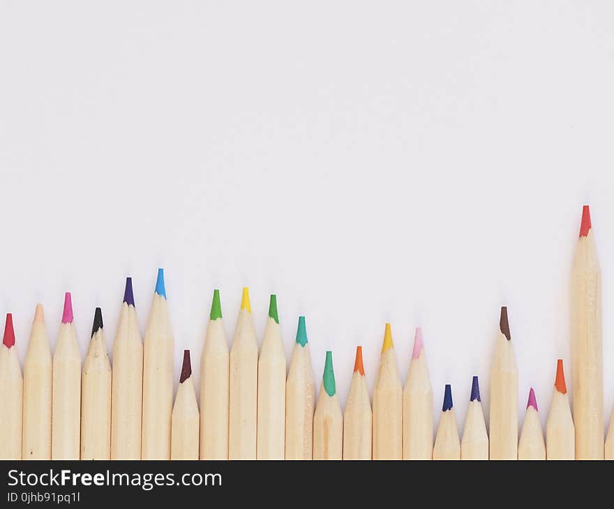 Close-Up Photography of Colored Pencils