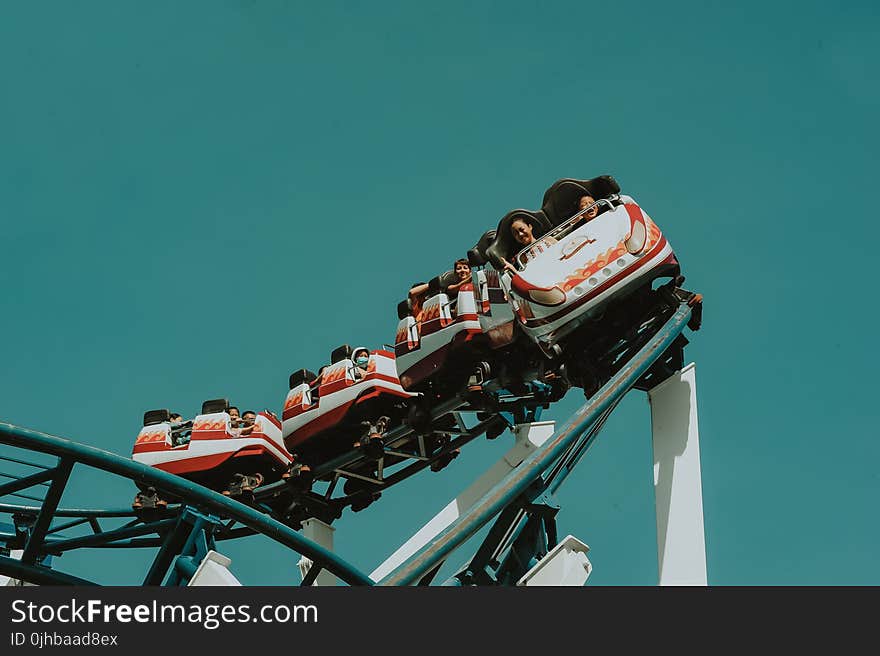 White and Yellow Roller Coaster