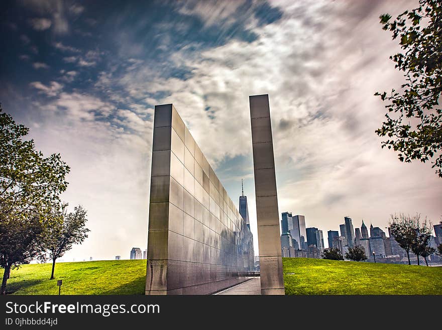 Landscape Photography of Two Walls