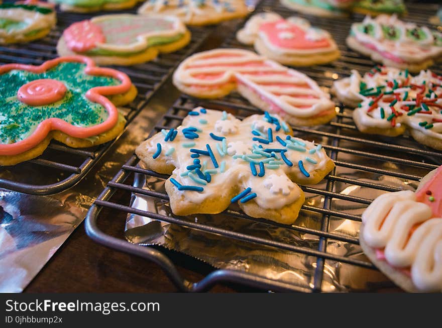 Variety of Assorted Designed Cookies