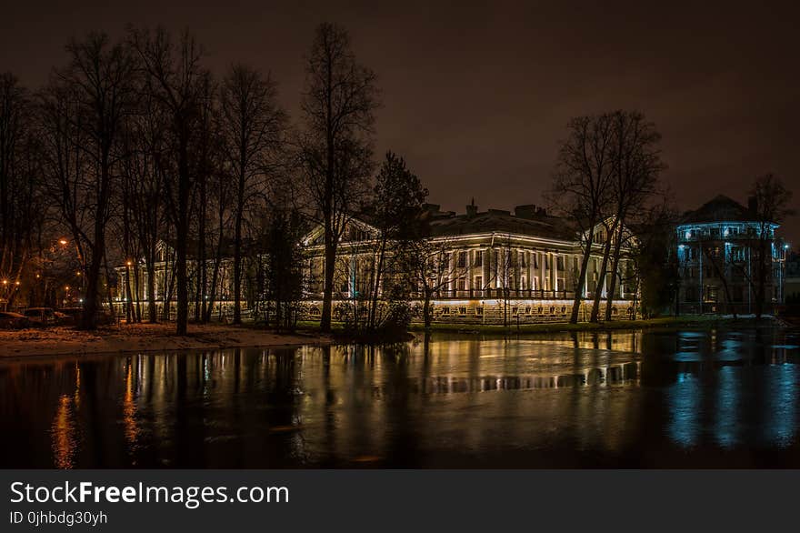 Palace during Night Time