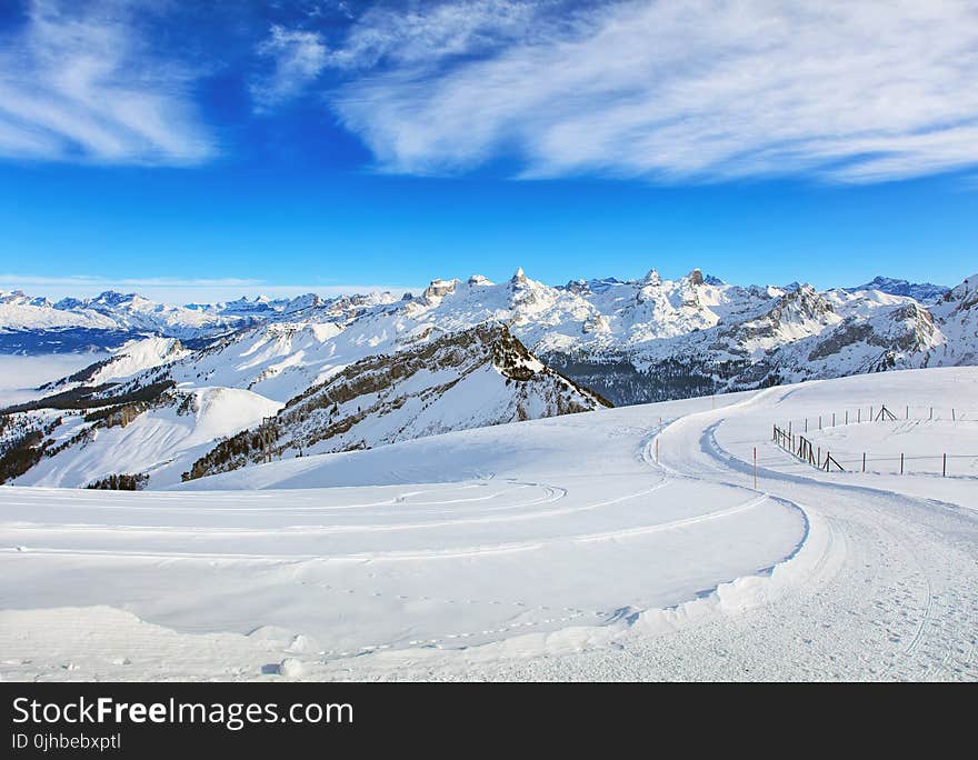 Photo of Mountains With White Snow