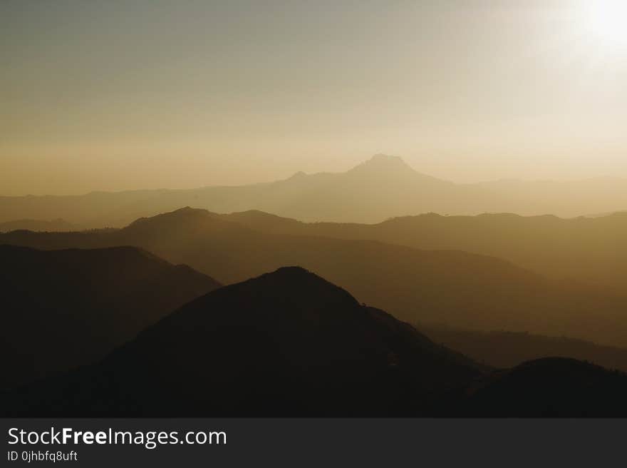 Aerial View Photography Of Mountain