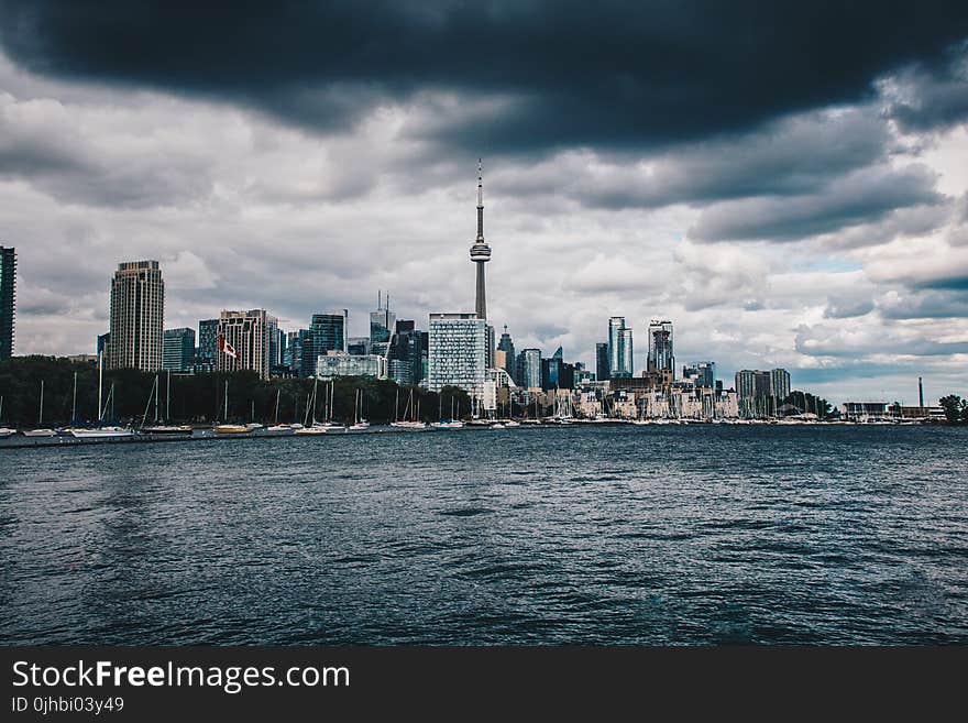 Landscape Photo of City Skyscraper