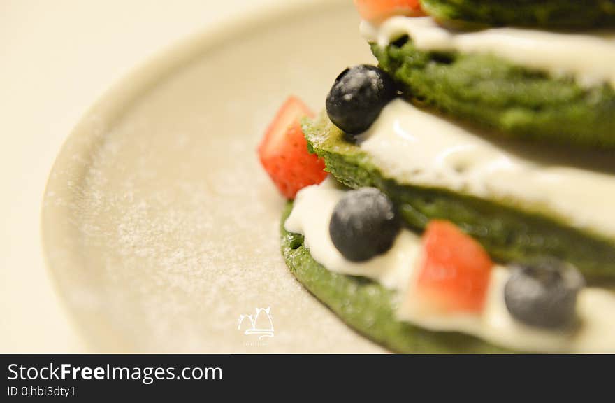 Close-up Photo of a Food in a Ceramic Plate